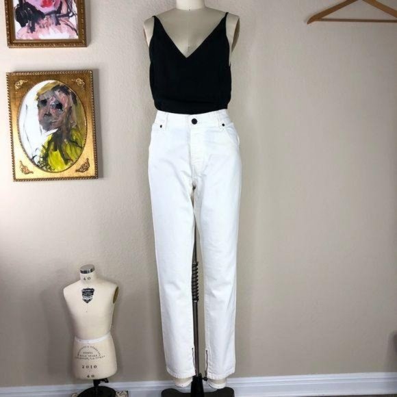 Objects Without Meaning Owm Boy Zip Jean in Chalk - Picture 2 of 9